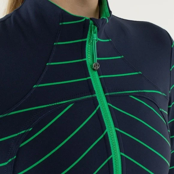 lululemon athletica Blue and Green Chevron Cardigan - Picture 5 of 14